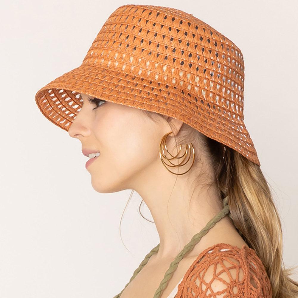 Straw Bucket Hat