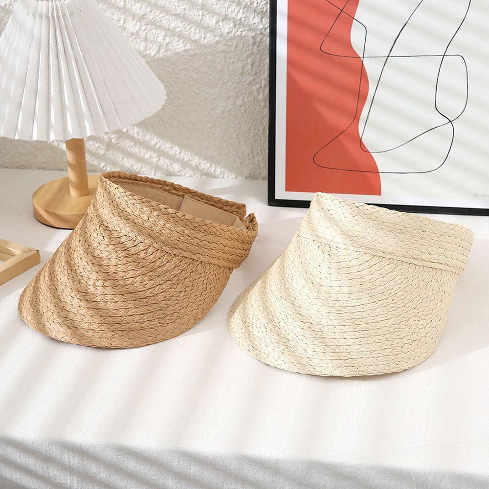 Foldable Straw Visor Sun Hat - Jewelry Store by Erik Rayo