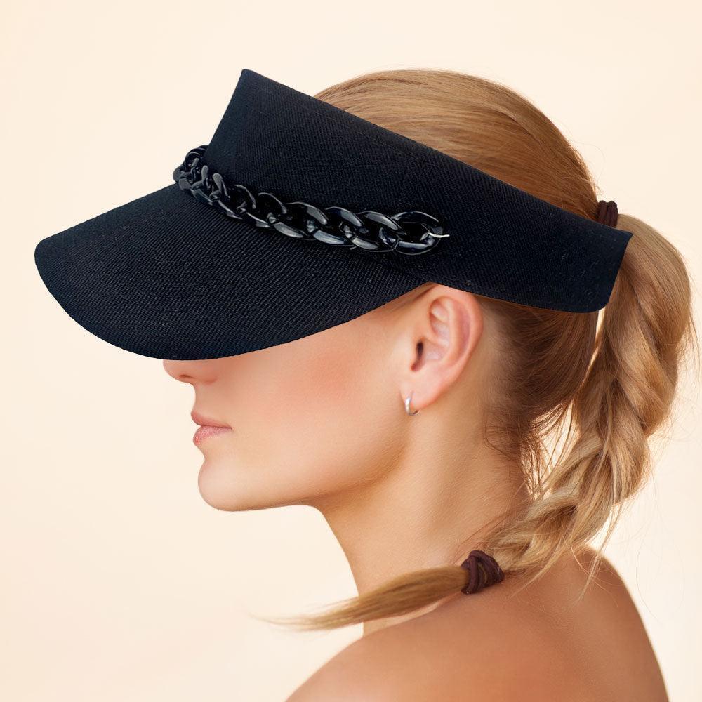 Chain Band Visor Hat - Jewelry Store by Erik Rayo