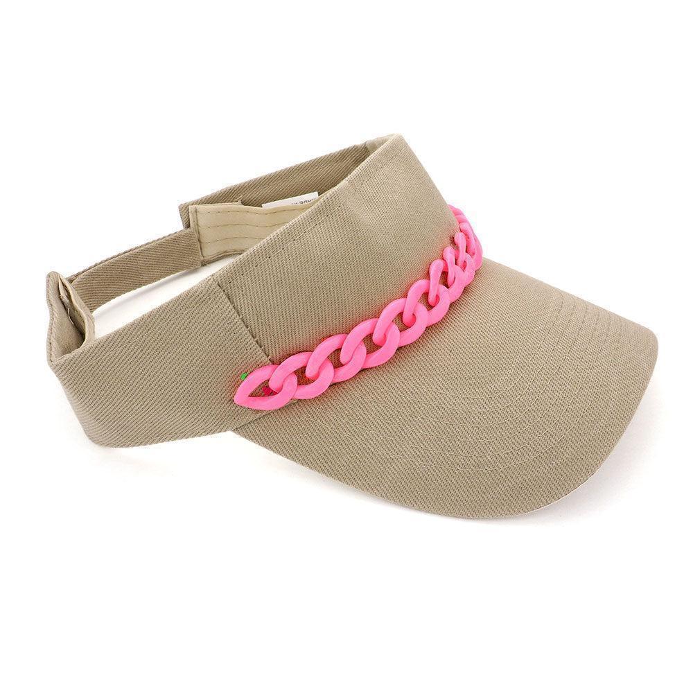 Chain Band Visor Hat - Jewelry Store by Erik Rayo