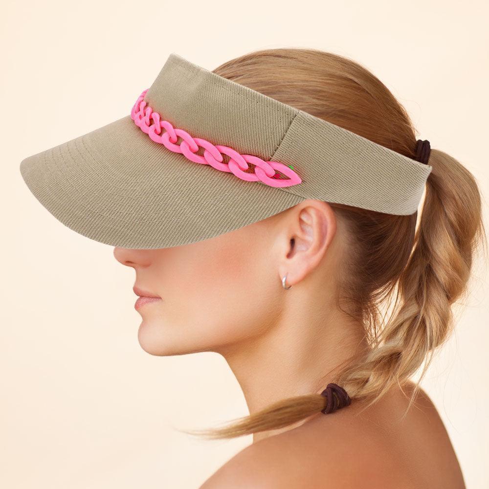 Chain Band Visor Hat - Jewelry Store by Erik Rayo