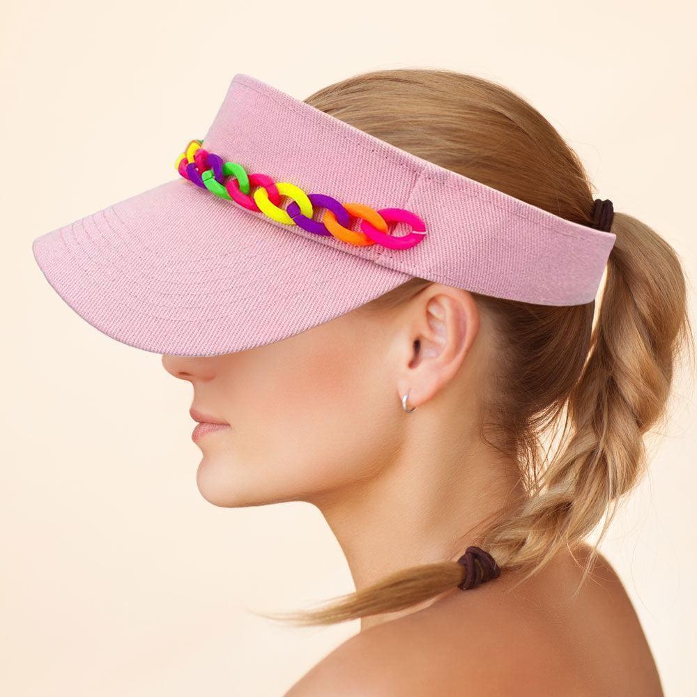 Chain Band Visor Hat - Jewelry Store by Erik Rayo