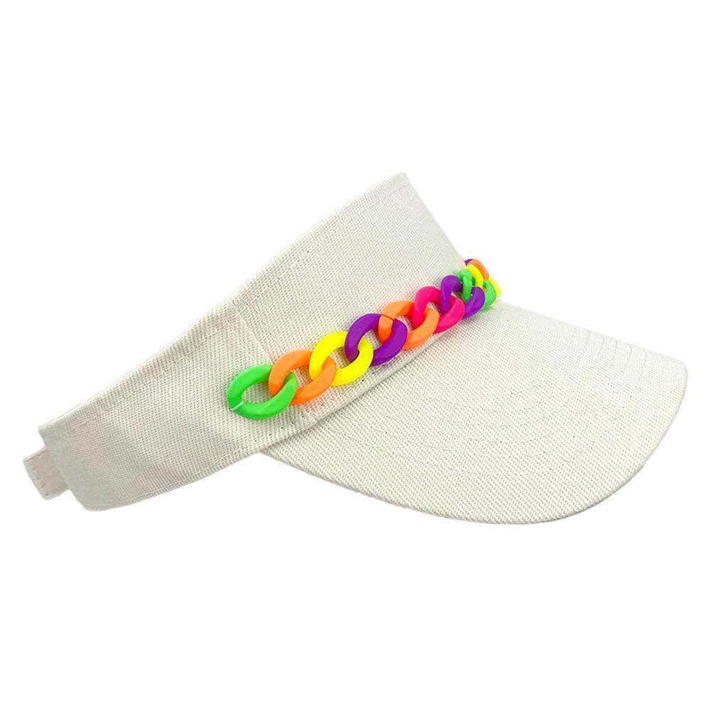 Chain Band Visor Hat - Jewelry Store by Erik Rayo