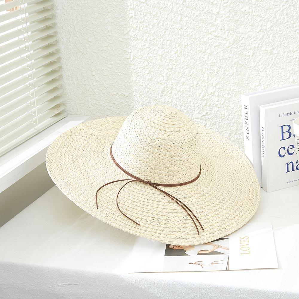 Solid Floppy Straw Sun Hat - Jewelry Store by Erik Rayo