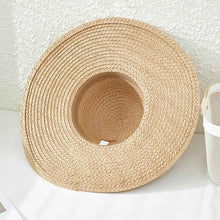 Load image into Gallery viewer, Solid Floppy Straw Sun Hat
