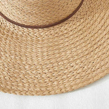 Load image into Gallery viewer, Solid Floppy Straw Sun Hat
