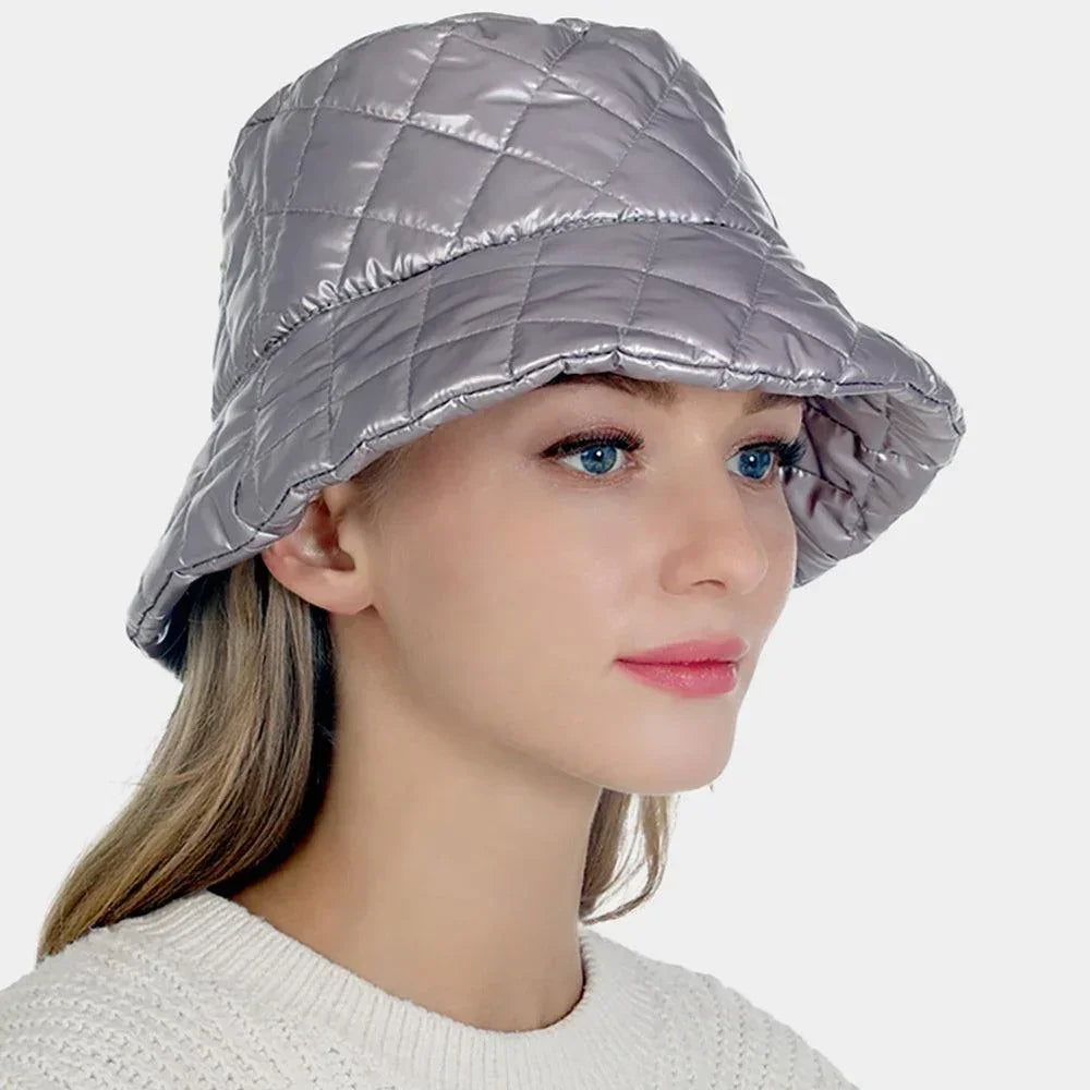 Quilted Puffer Solid Bucket Hat - Jewelry Store by Erik Rayo