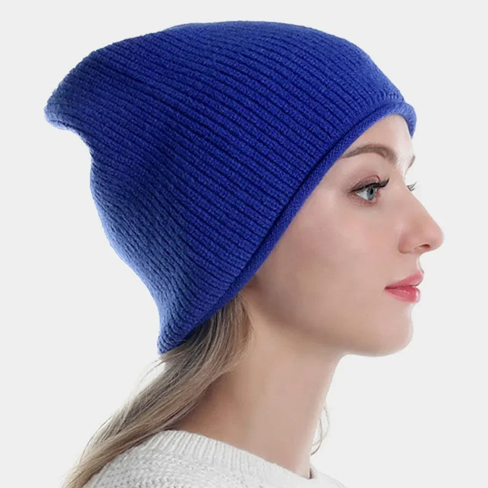 Solid Knit Beanie Hat - Jewelry Store by Erik Rayo