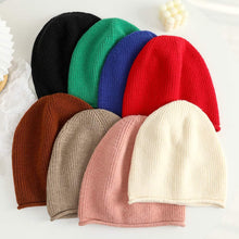 Load image into Gallery viewer, Solid Knit Beanie Hat
