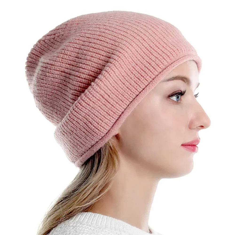 Solid Knit Beanie Hat - Jewelry Store by Erik Rayo