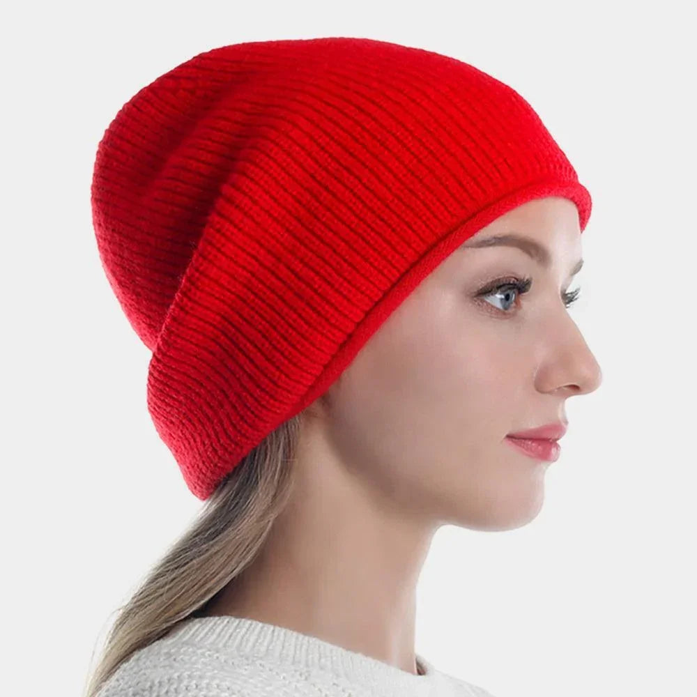 Solid Knit Beanie Hat - Jewelry Store by Erik Rayo