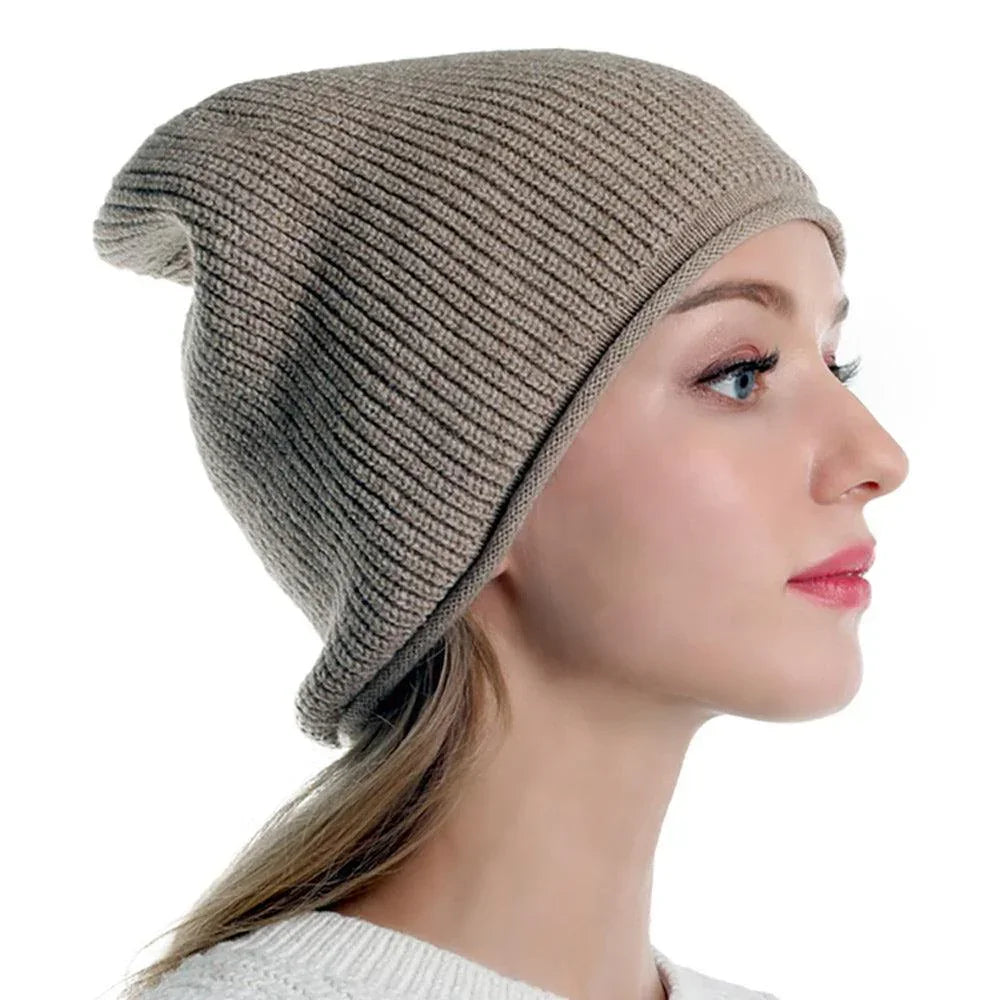 Solid Knit Beanie Hat - Jewelry Store by Erik Rayo