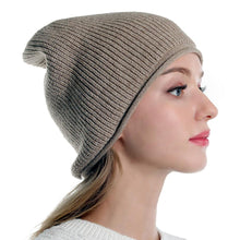 Load image into Gallery viewer, Solid Knit Beanie Hat
