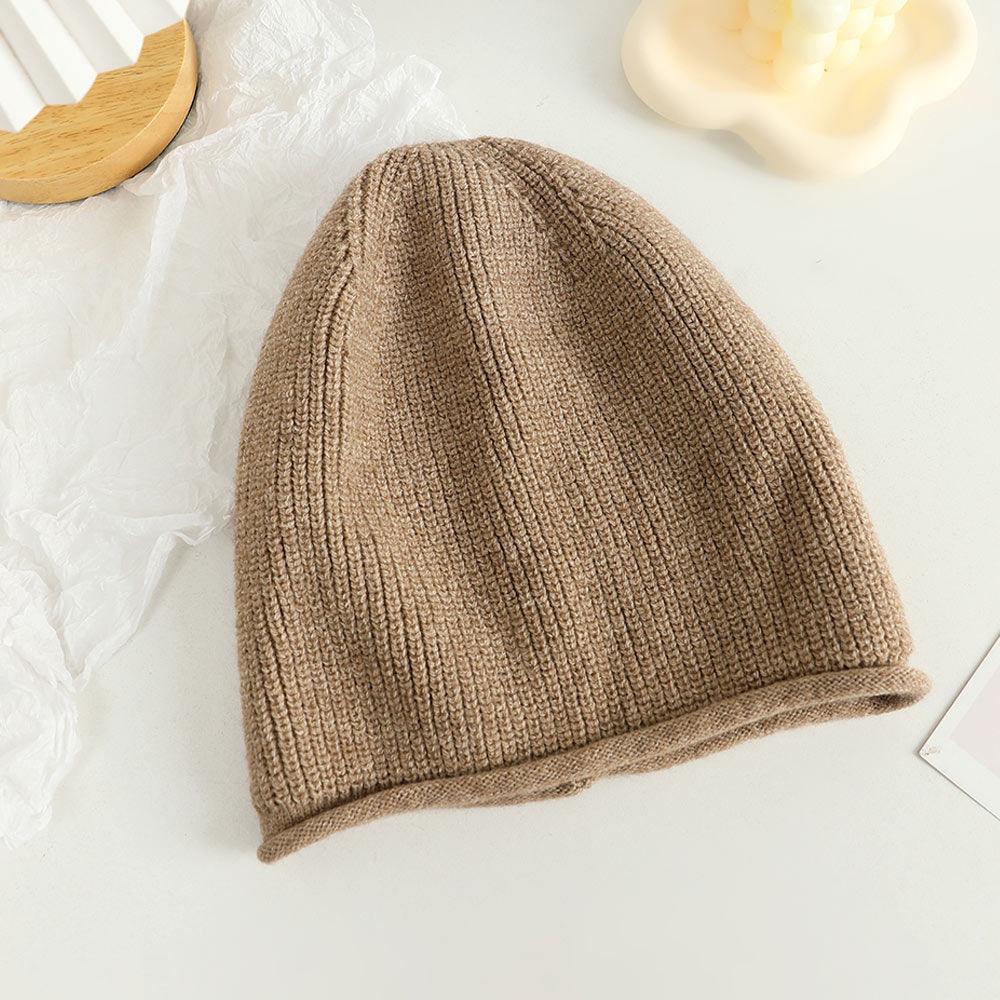 Solid Knit Beanie Hat