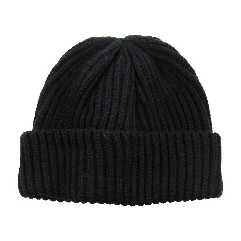 Ribbed Knit Cuffed Beanie Hat - Jewelry Store by Erik Rayo