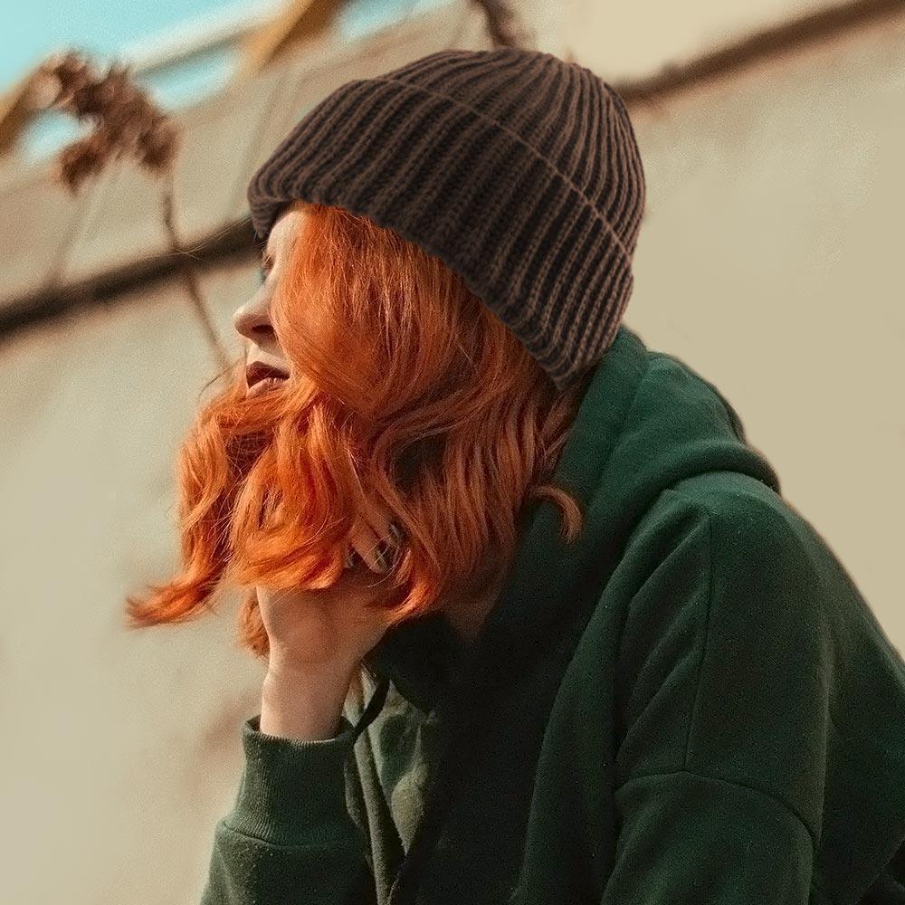 Ribbed Knit Cuffed Beanie Hat - Jewelry Store by Erik Rayo