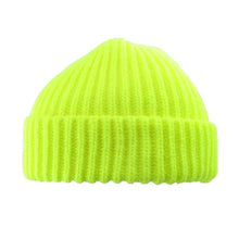 Load image into Gallery viewer, Ribbed Knit Cuffed Beanie Hat
