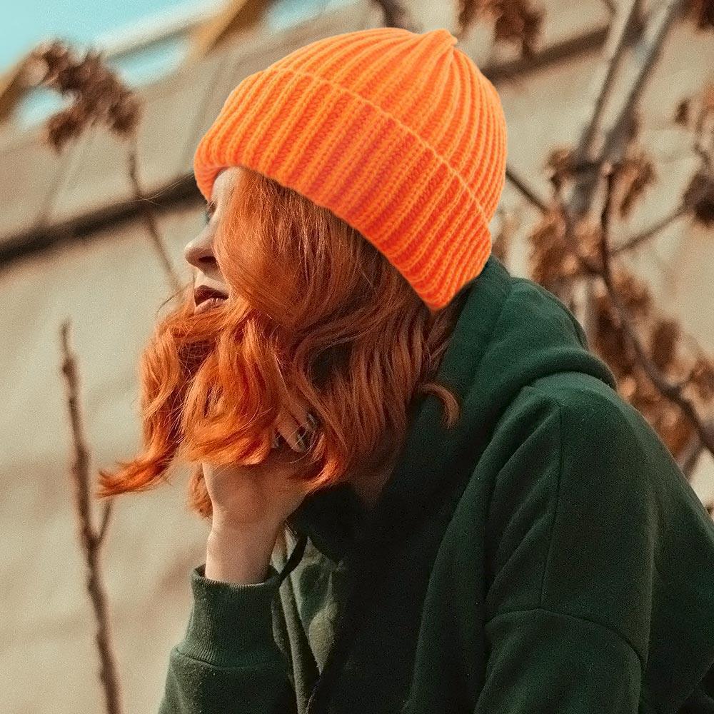 Ribbed Knit Cuffed Beanie Hat - Jewelry Store by Erik Rayo