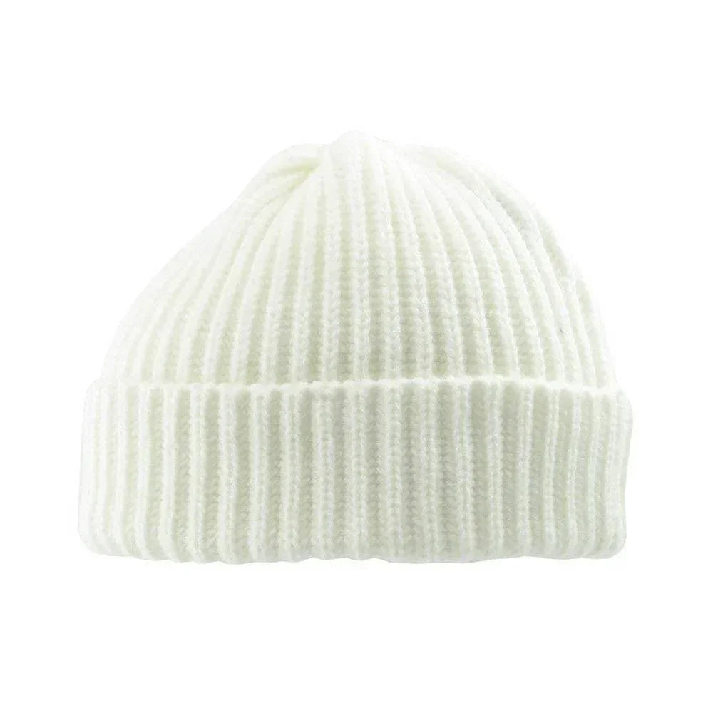 Ribbed Knit Cuffed Beanie Hat - Jewelry Store by Erik Rayo