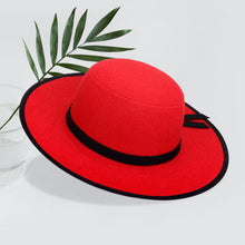 Load image into Gallery viewer, Plain Bow Band Panama Hat
