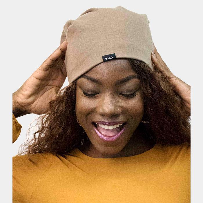 Solid Satin Lined Beanie Hat - Jewelry Store by Erik Rayo