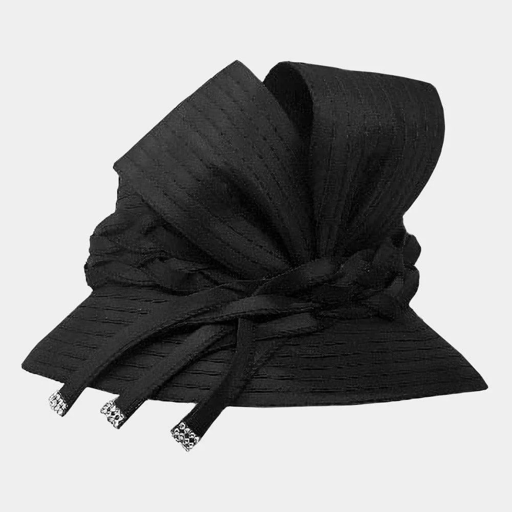Ribbon Pointed Braided Band Dressy Hat - Jewelry Store by Erik Rayo