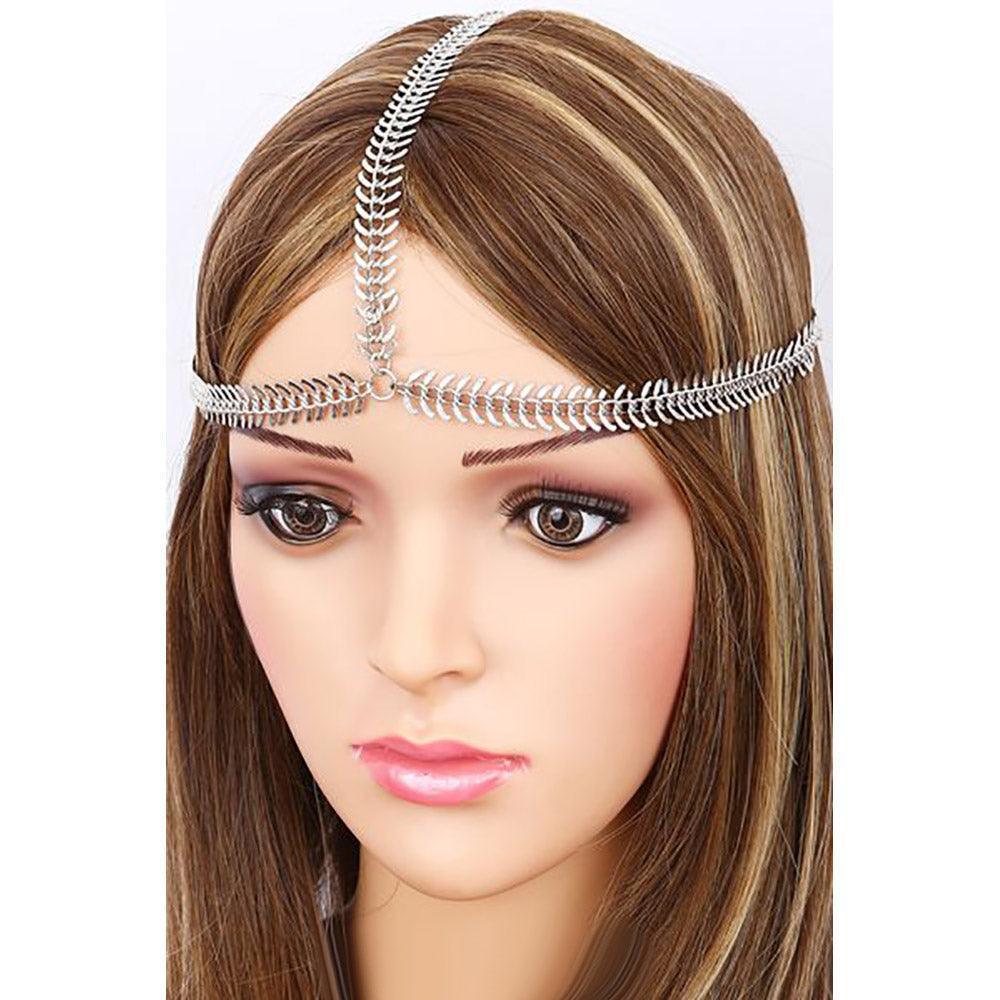 Curved Metal Link Head Chain - Jewelry Store by Erik Rayo