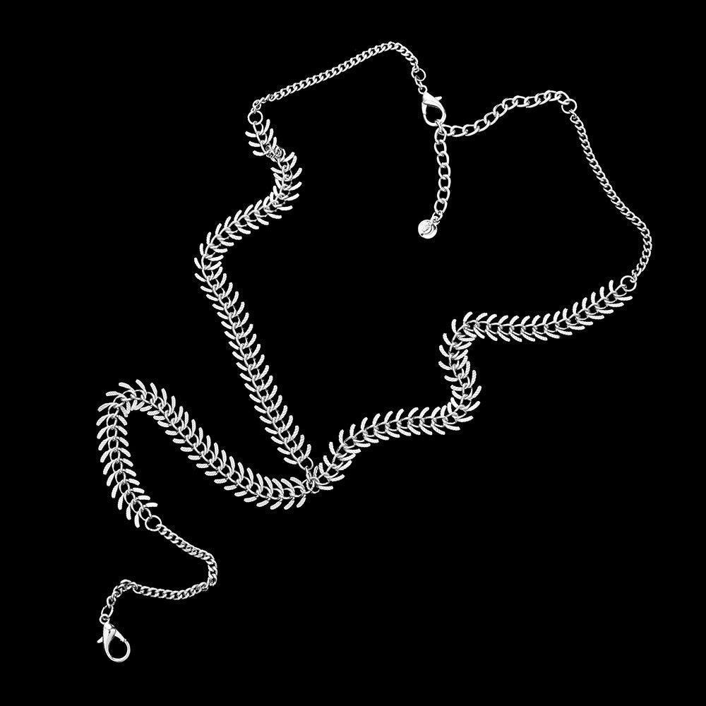 Curved Metal Link Head Chain - Jewelry Store by Erik Rayo