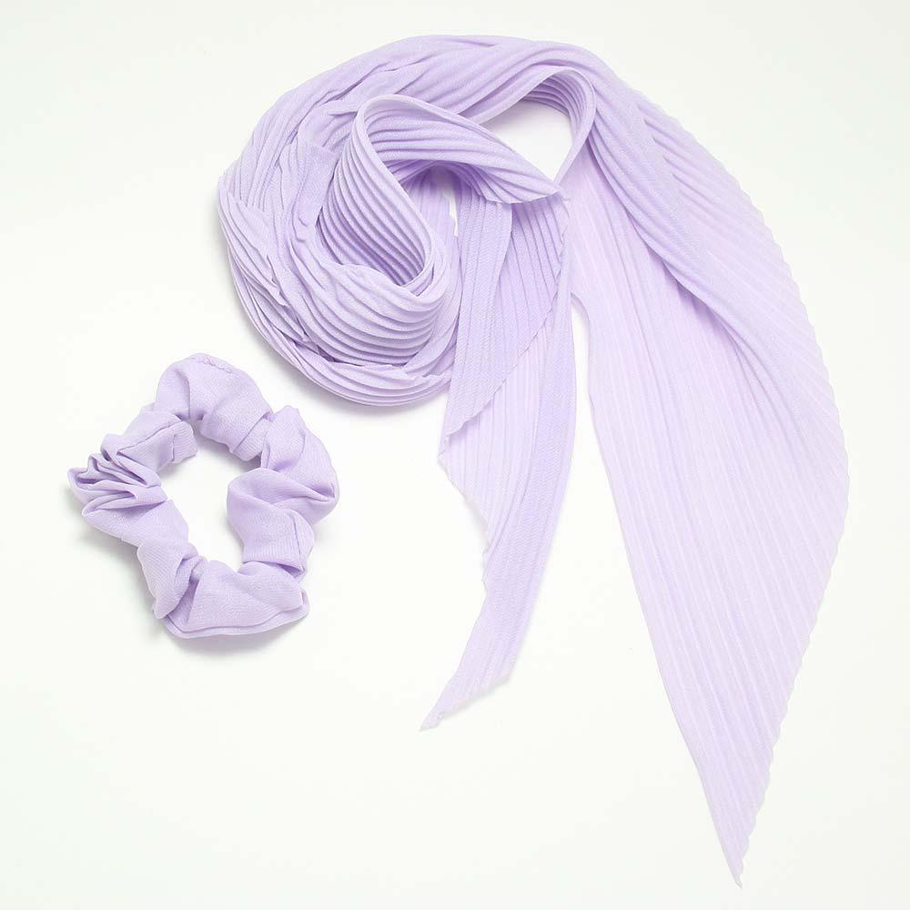 Linear Solid Pony Hair Band / Scarf 2 PCS - Jewelry Store by Erik Rayo