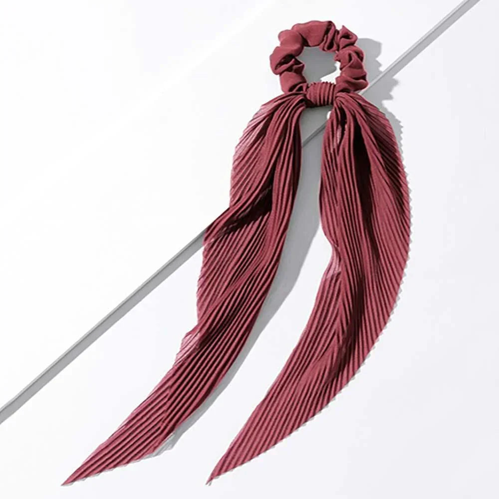 Linear Solid Pony Hair Band / Scarf 2 PCS - Jewelry Store by Erik Rayo