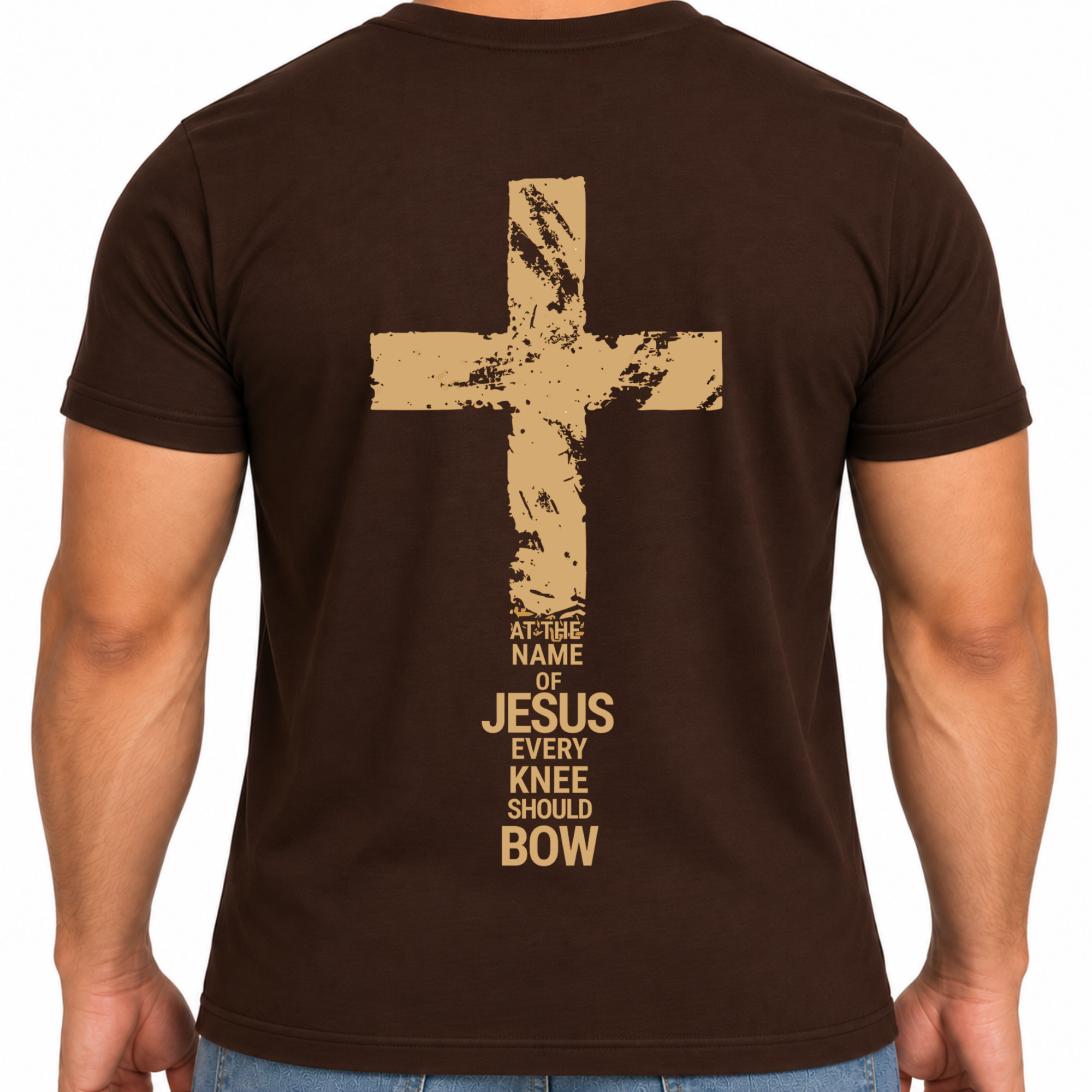 He is Risen Christian Shirt in Dark Brown Sizes S-3XL