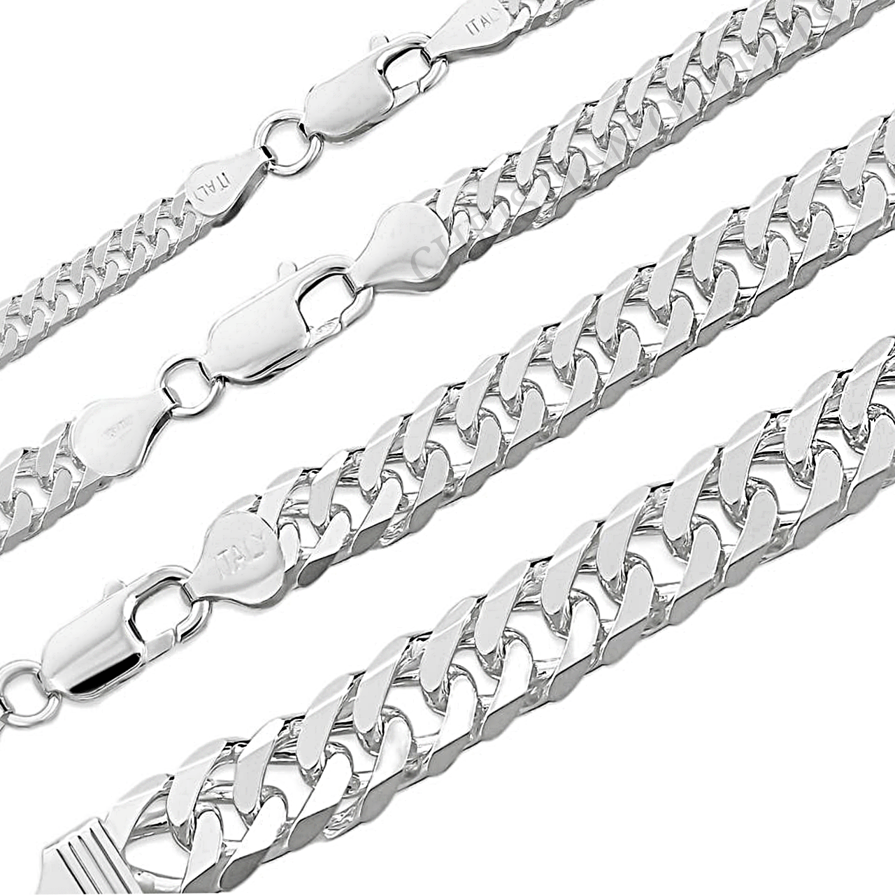 925 Silver Hydra Chains for Men and Women Real Solid Italian 925 Sterling Silver Necklaces - Jewelry Store by Erik Rayo
