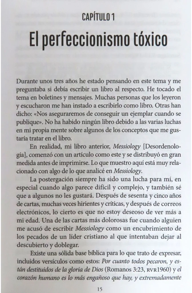Confesiones de un Perfeccionista Tóxico de Jorge Verwer