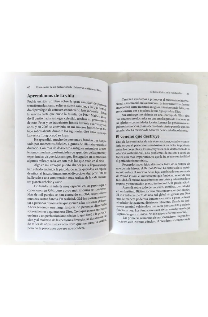 Confesiones de un Perfeccionista Tóxico de Jorge Verwer