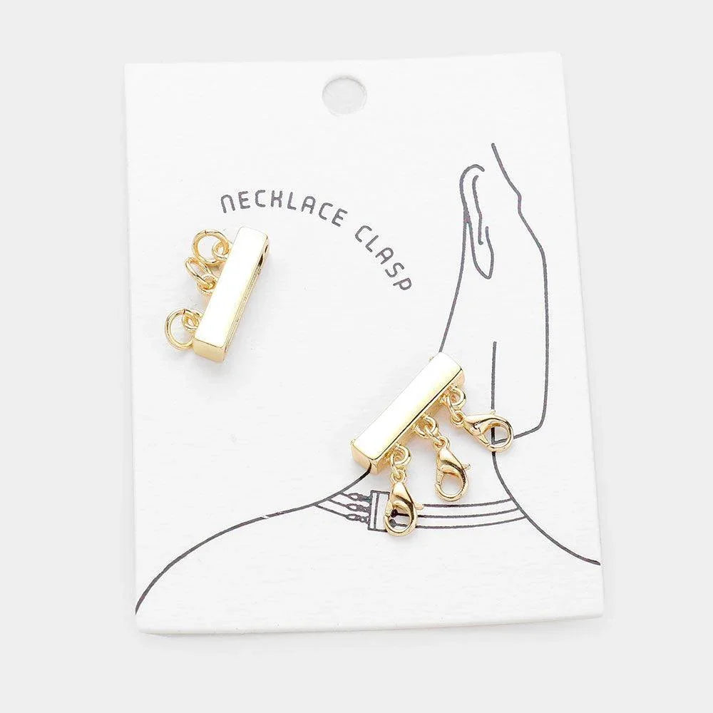 Gold Metal Magnetic Necklace Clasp - Jewelry Store by Erik Rayo