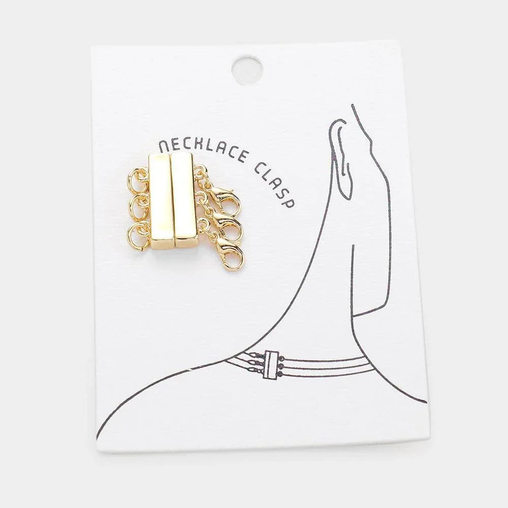 Gold Metal Magnetic Necklace Clasp - Jewelry Store by Erik Rayo