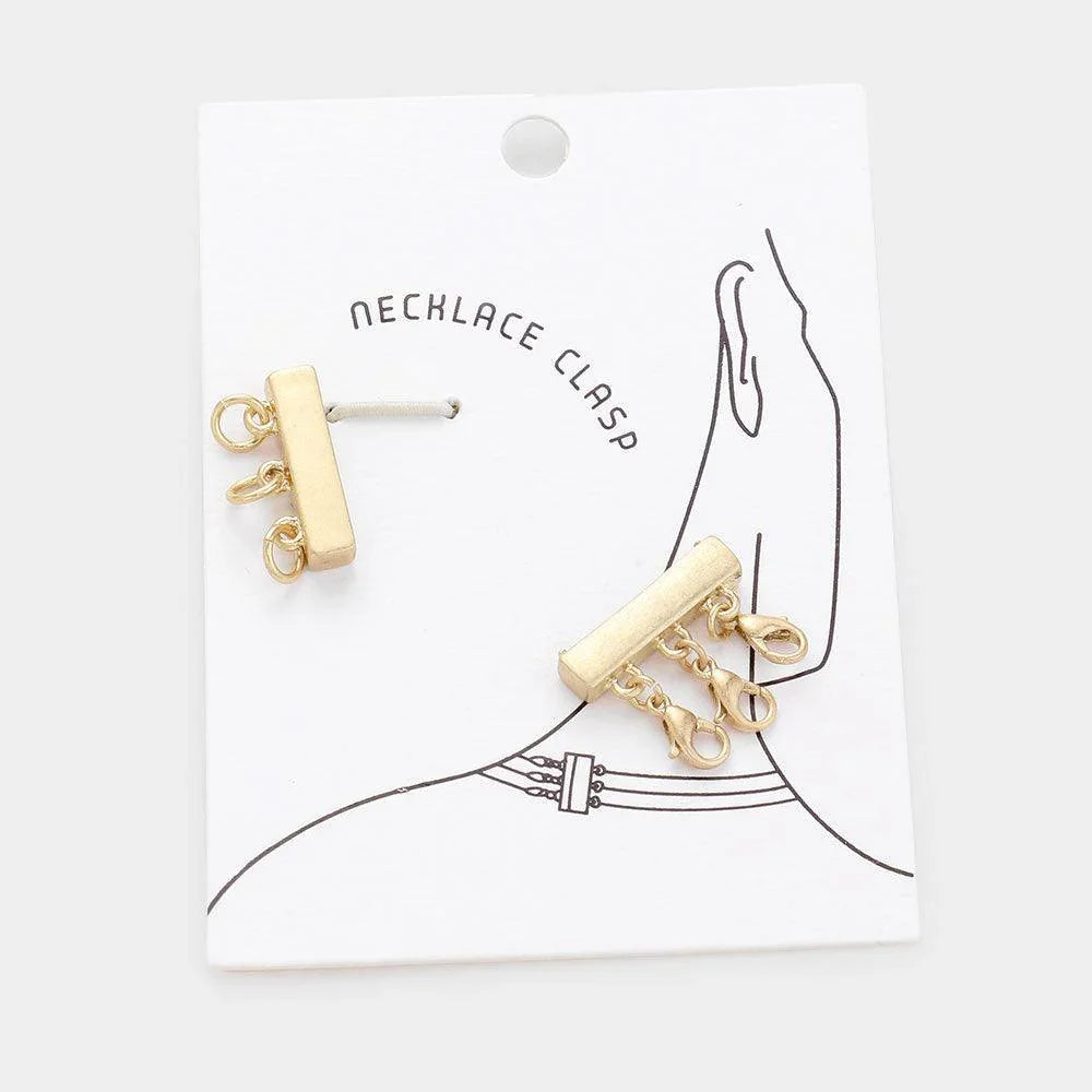 Gold Metal Magnetic Necklace Clasp - Jewelry Store by Erik Rayo