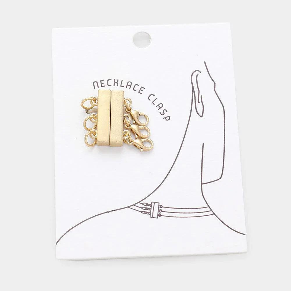 Gold Metal Magnetic Necklace Clasp - Jewelry Store by Erik Rayo