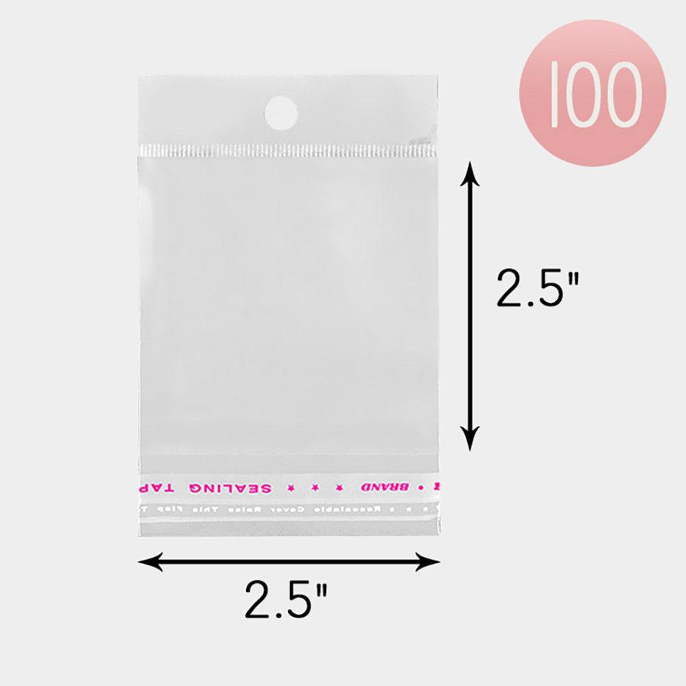 Clear 100PCS - 2.5