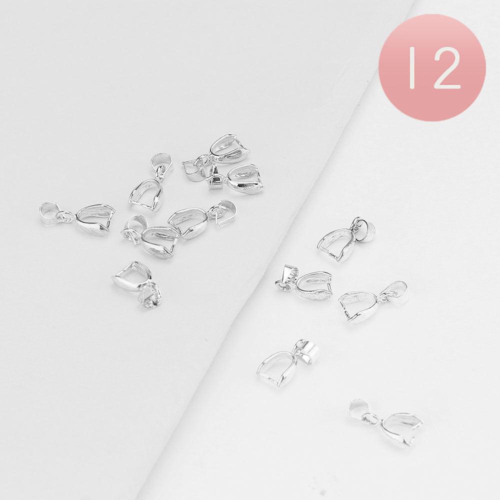 12PCS - Metal Pendant / Necklace Connectors