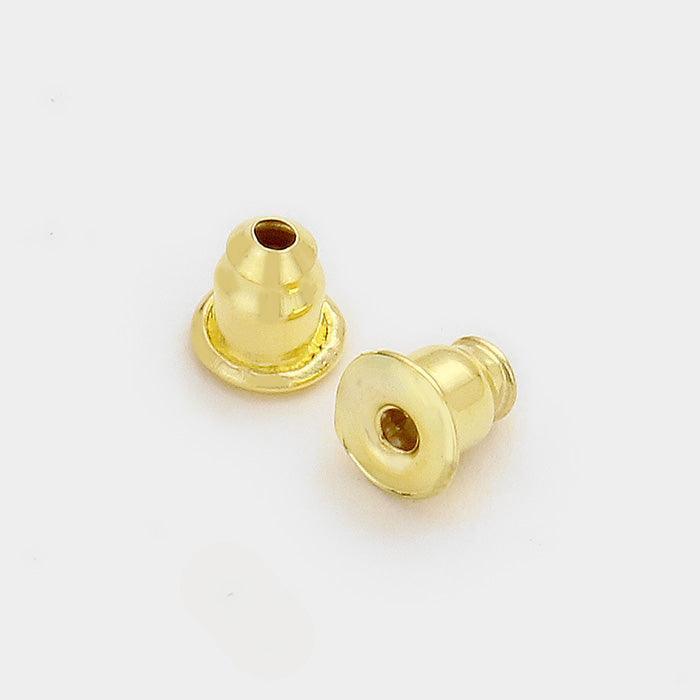 Gold 144 PCS - Earring Bullet Clutch - Jewelry Store by Erik Rayo