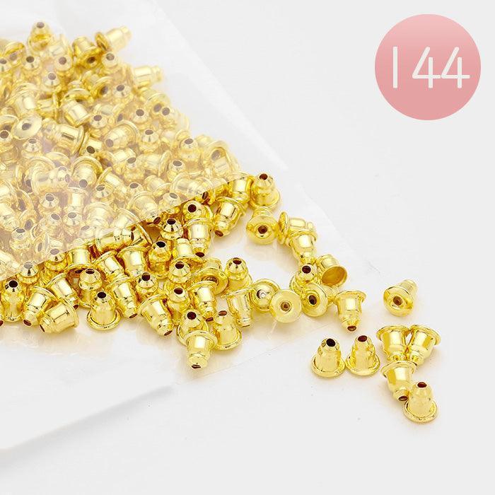 Gold 144 PCS - Earring Bullet Clutch - Jewelry Store by Erik Rayo