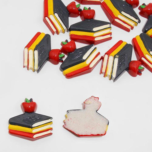 12 PCS - Books Resin Cabochons - Jewelry Store by Erik Rayo
