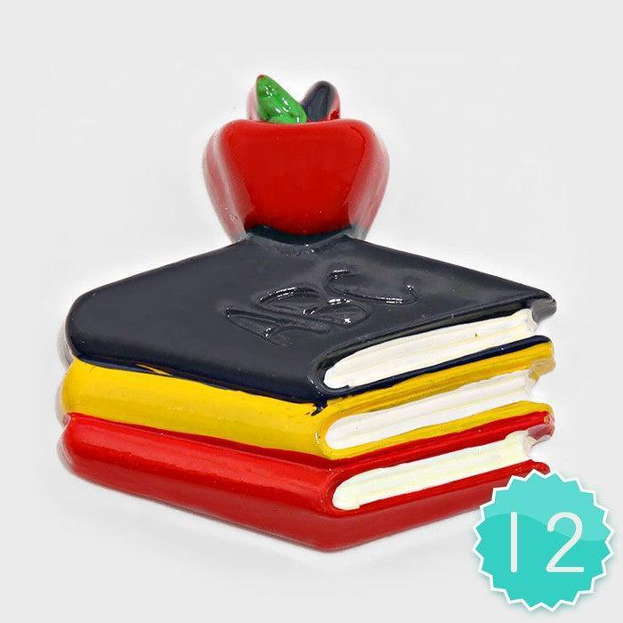 12 PCS - Books Resin Cabochons - Jewelry Store by Erik Rayo