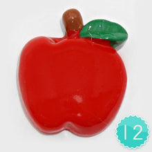 Load image into Gallery viewer, Red 12 PCS - Apple Resin Cabochons

