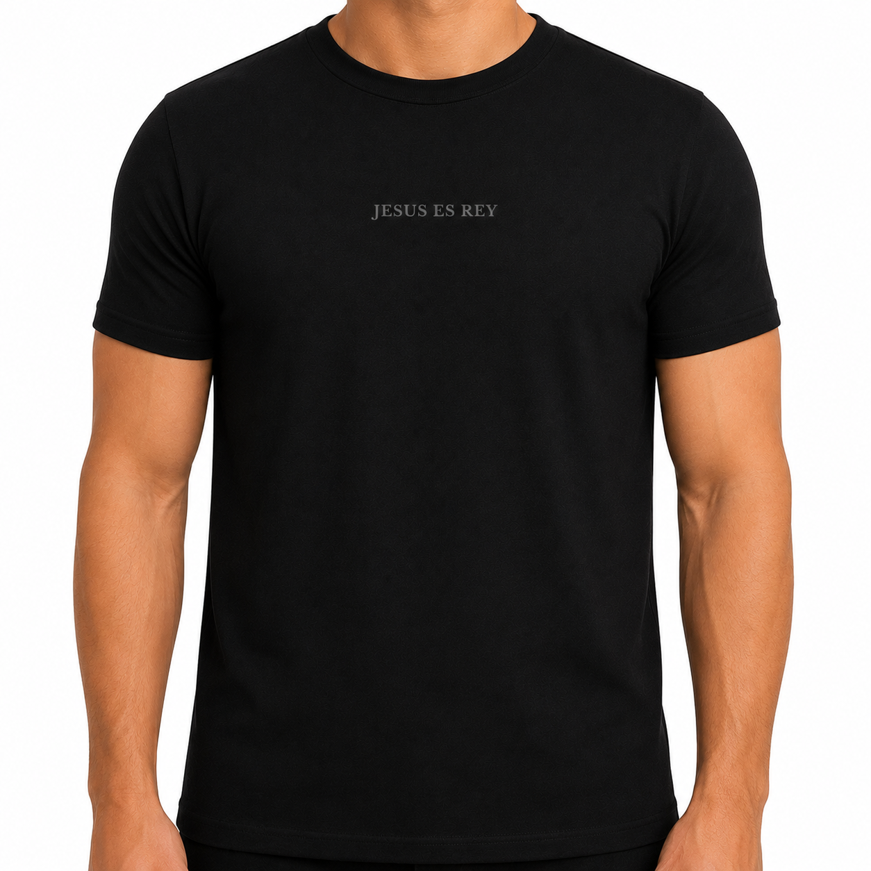 Jesus Es Rey Black Christian Shirt for Men and Women Unisex Sizes S-3XL