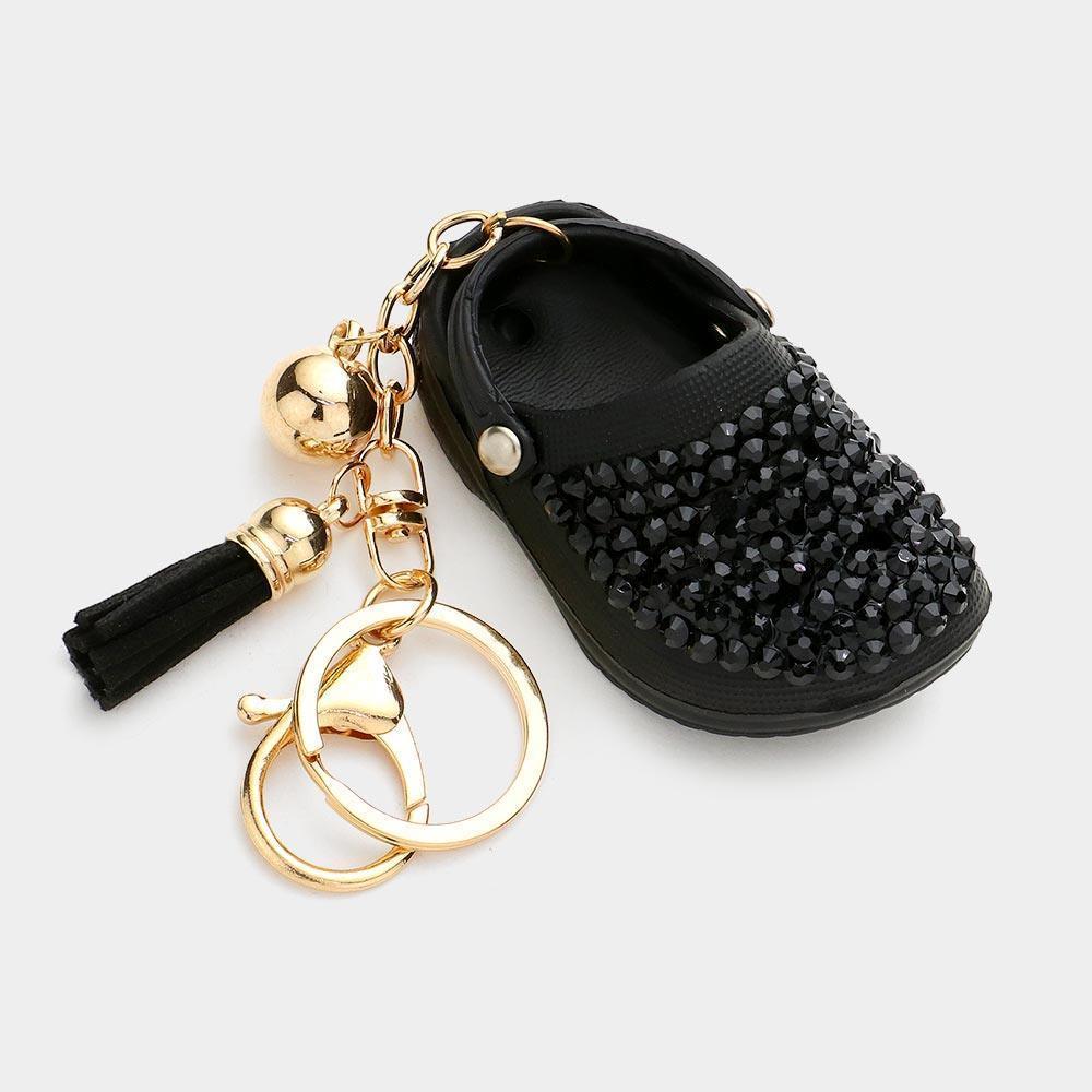 Bling Rubber Shoe Tassel Bell Keychain - Jewelry Store by Erik Rayo