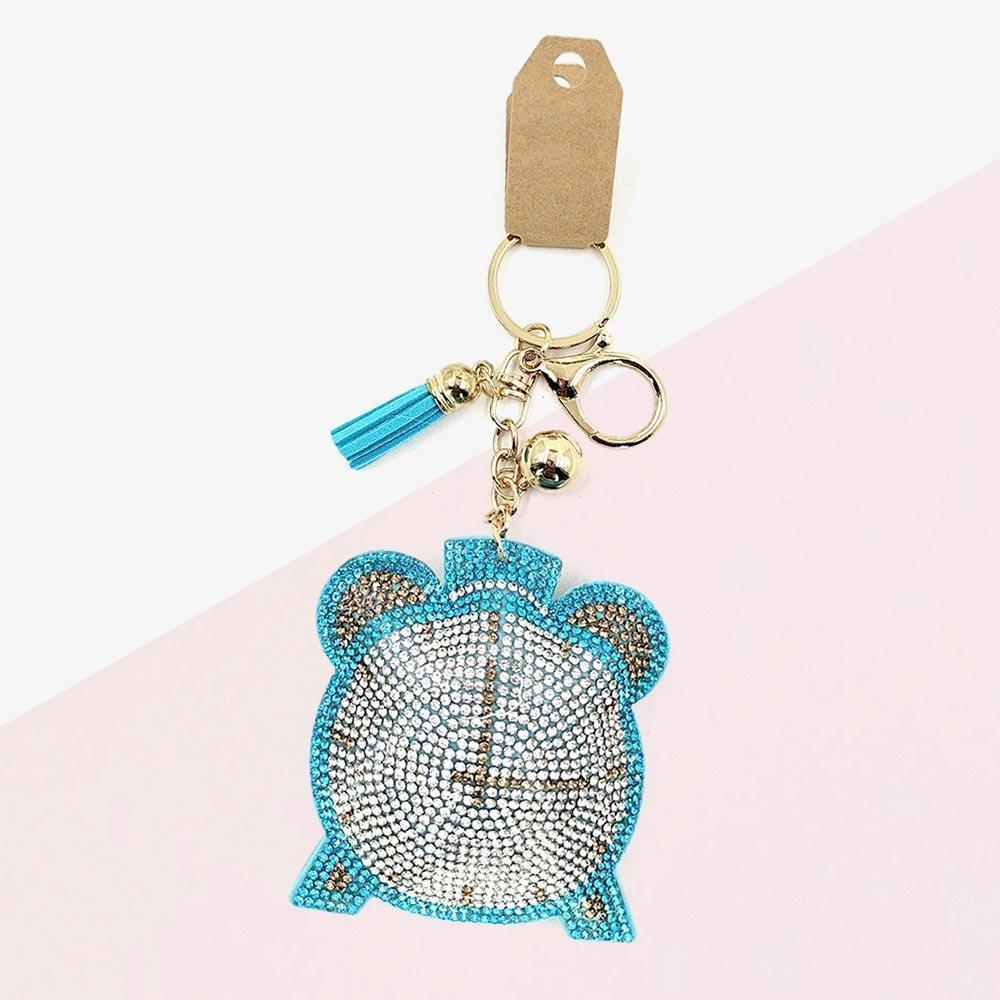 Bling Clock Tassel Keychain - Jewelry Store by Erik Rayo