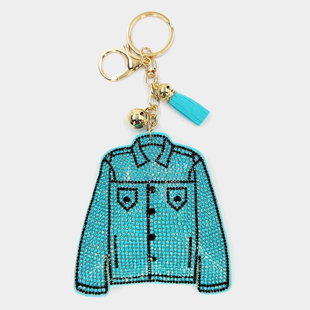 Bling Shirt Tassel Keychain - Jewelry Store by Erik Rayo
