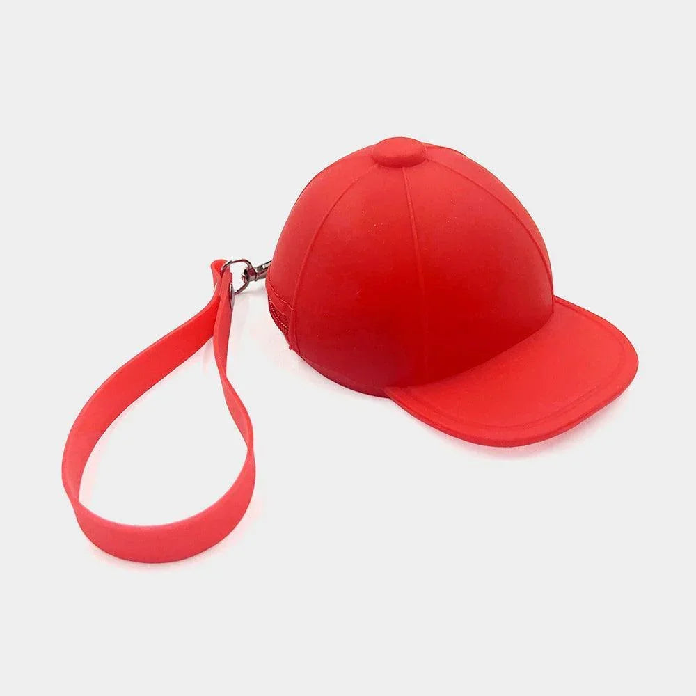 Silicon Hat Coin Purse With Strap - Jewelry Store by Erik Rayo